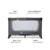 Location lit-parapluie-Hauck dream-n-play-passy vacances enfants montagne chamoix