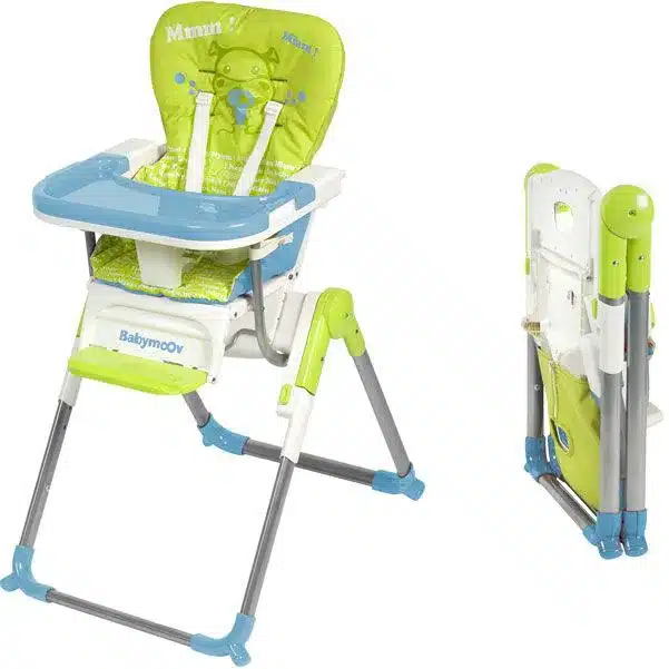 Location chaise haute pliante compacte harnais repas enfant bébéb vacances facile pays du mont blanc